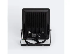 Ledkia Foco Proyector LED 50W Regulable 0-10V 170 lm/W IP65 ELEGANCE Slim PRO 3000K Asimétrica 120ºx50º Blanco Cálido Negro Discount