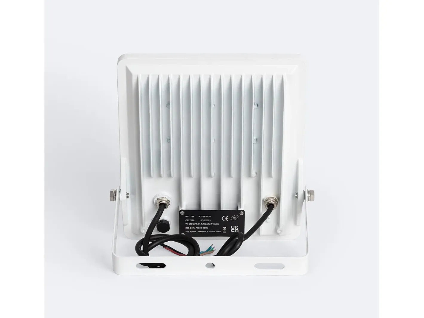Online Ledkia Foco Proyector LED 100W Regulable 0-10V 170 lm/W IP65 ELEGANCE Slim PRO 3000K 120º Cálido Blanco