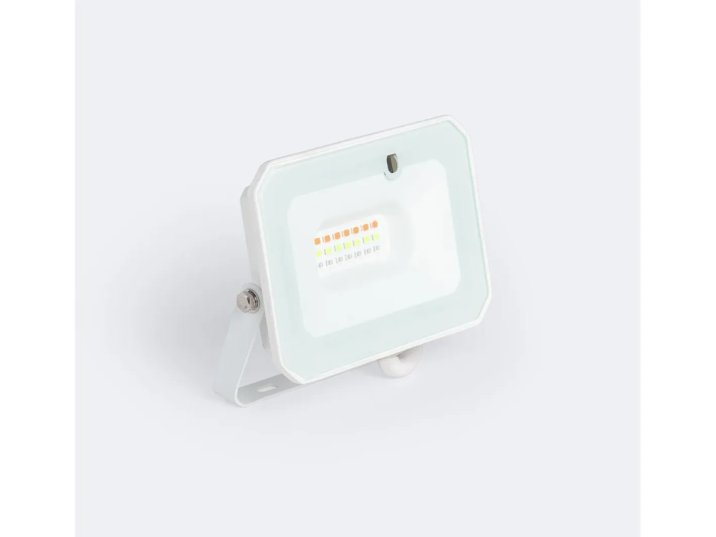 Ledkia Foco Proyector LED 20W RGBW con Mando IR IP65 Blanco RGB Transparente Best