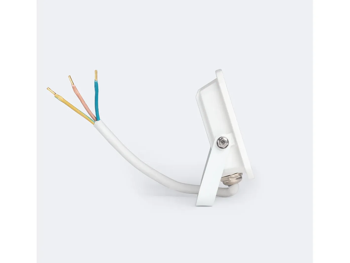Ledkia Foco Proyector LED 20W RGBW con Mando IR IP65 Blanco RGB Transparente Best