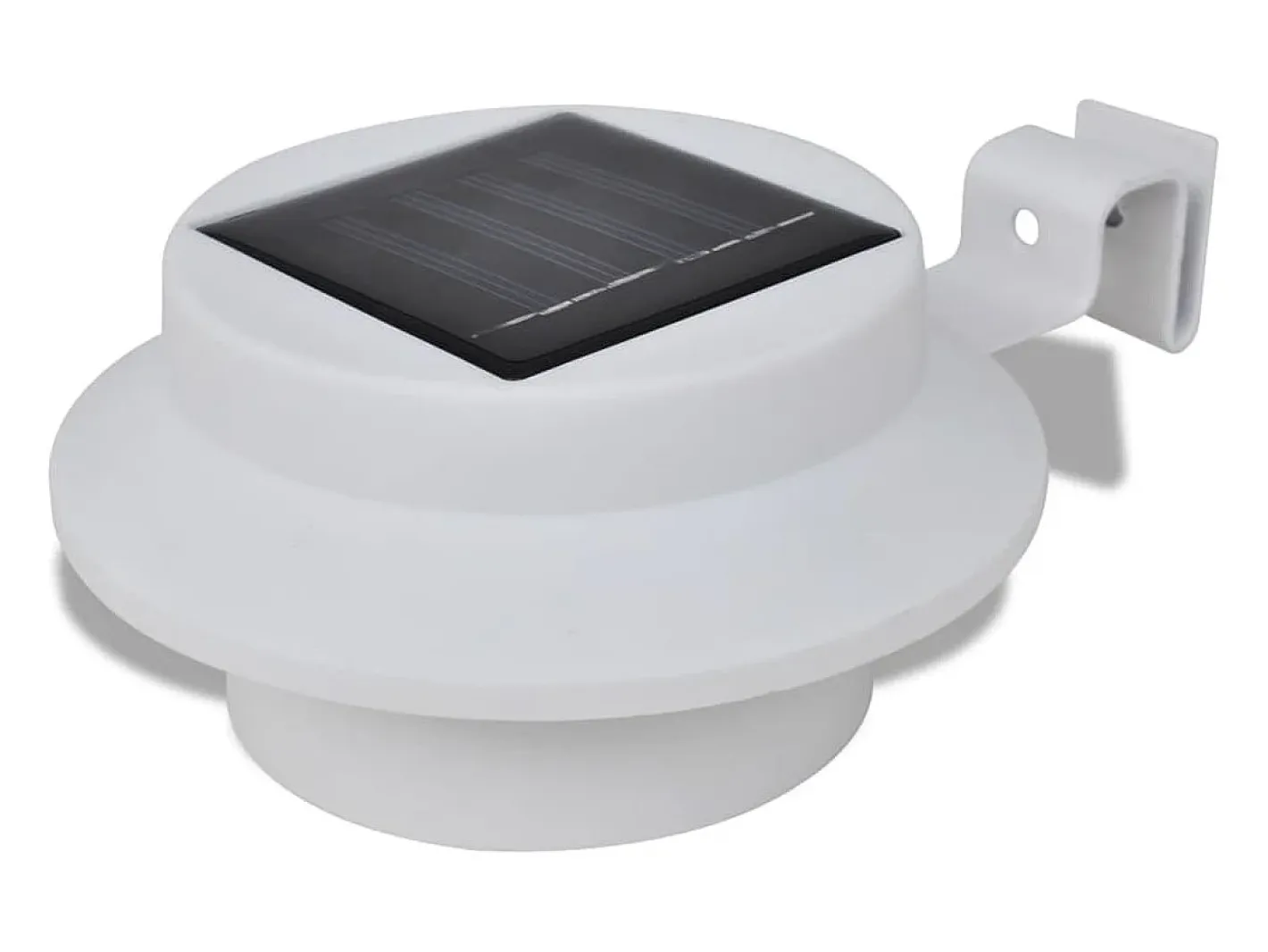 Iluminación Exterior-Foco solar para vallas de jardín, 6 unidades ES698927 Blanco