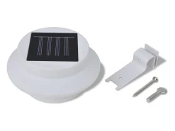 Iluminación Exterior-Foco solar para vallas de jardín, 6 unidades ES698927 Blanco
