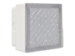 Iluminación Exterior-Focos empotrables LED 6 uds 100x100x68 mm ES621754 Blanco