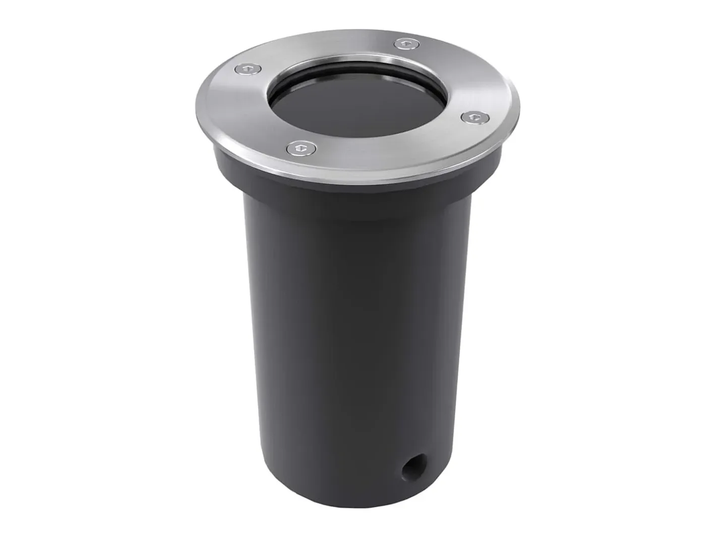 Hot Focos LED empotrables de suelo de jardín redondos 3 uds ES246707 Plateado