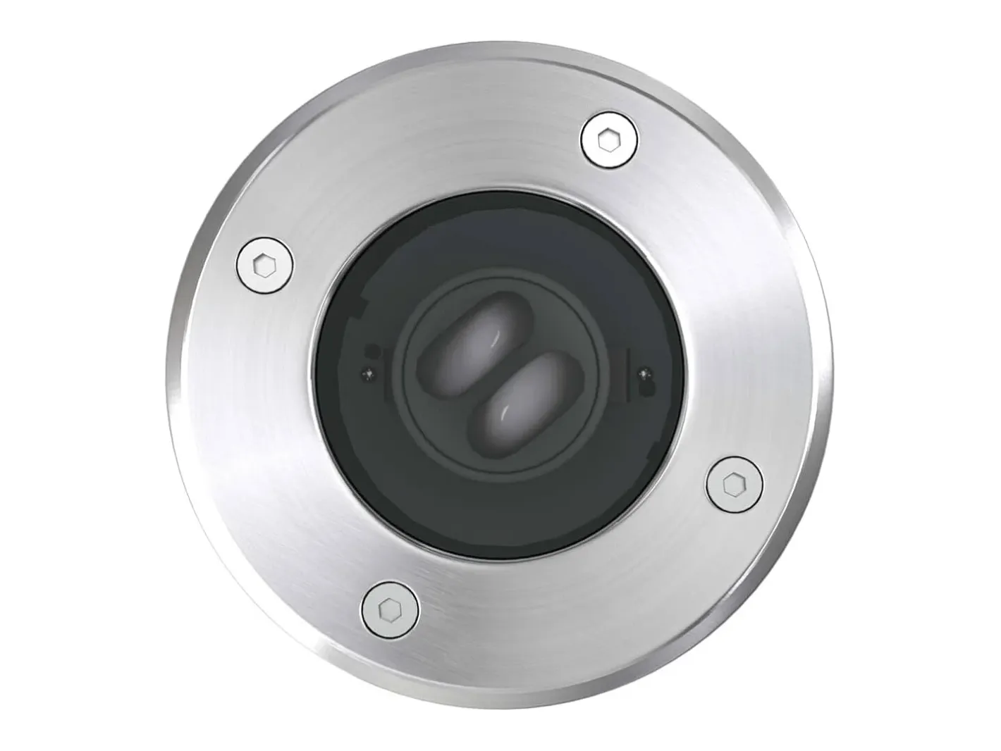 Hot Focos LED empotrables de suelo de jardín redondos 3 uds ES246707 Plateado