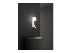 Clearance Fog - Aplique de pared con USB y USB-C, LED 3W + G9, Esfera Blanca, 3000K, Cuerpo Orientable, Difusor de Cristal - Perenz - Blanco