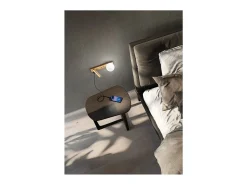 Fog - Aplique de pared con USB y USB-C, LED 3W + G9, Esfera blanca, 3000K, Cuerpo orientable, Difusor de cristal - Perenz - Dorado Blanco Hot