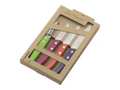 Lou Laguiole Cubierto-Forest - Juego de 4 cuchillo Essentiel 