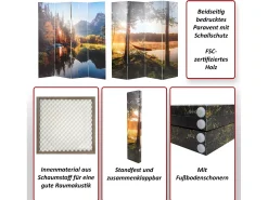 Best MCW Fotopantalla con aislamiento acústico -L55, 180x122cm Waldsee Multicolor
