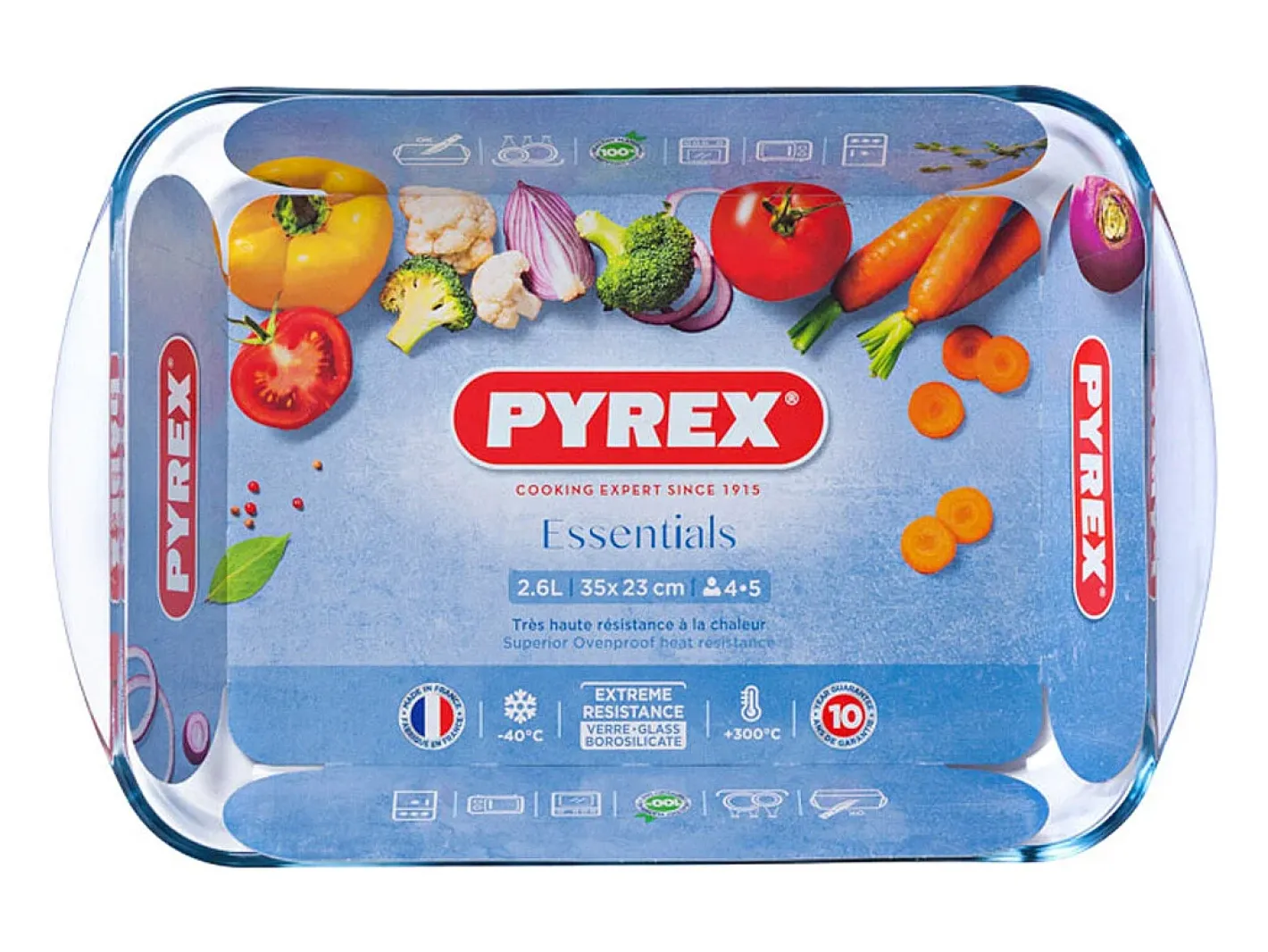 Pyrex Fuente Cook&Enjoy para horno con asas 6x35x23 cm Transparente Outlet