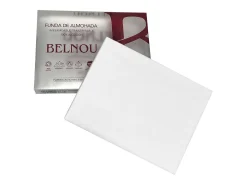 Clearance Funda Almohada Respira Infantil Juvenil Algodón 100% Natural (150 cm) Blanco