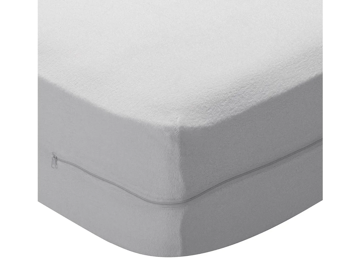 PIKOLIN Ropa De Cama-Funda Colchón Rizo con Aloe Vera Transpirable 135x200cm Home Blanco
