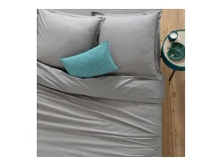 Atmosphera Funda de almohada (70 x 50 cm) Gris Discount