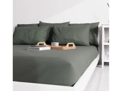 Soleil d'ocre Ropa De Cama-Funda de almohada lisa 63x63 cm ZZZ Caqui