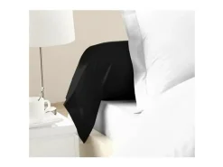 Ropa De Cama-Funda de almohada Lovely Home 85 x 185 cm (2 Unidades) Negro