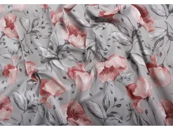 Blanc avenue Ropa De Cama-Funda de almohada satén de algodón 43*185 cm "Floral" Multicolor