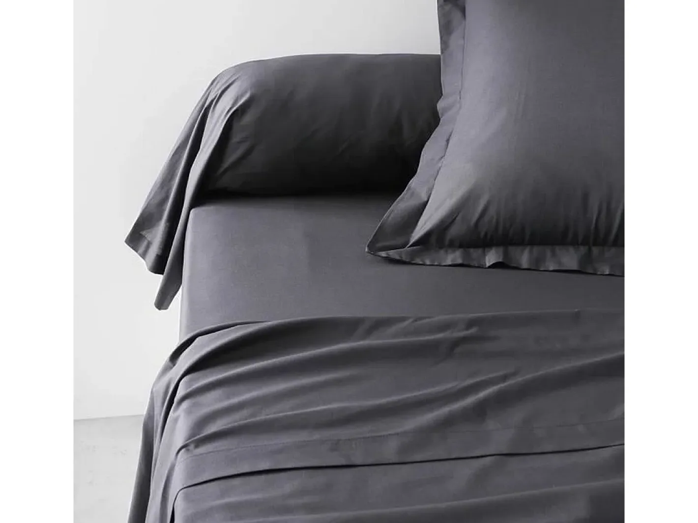 Today Funda de almohada Essential Negro 45 x 185 cm Antracita Gris antracita New