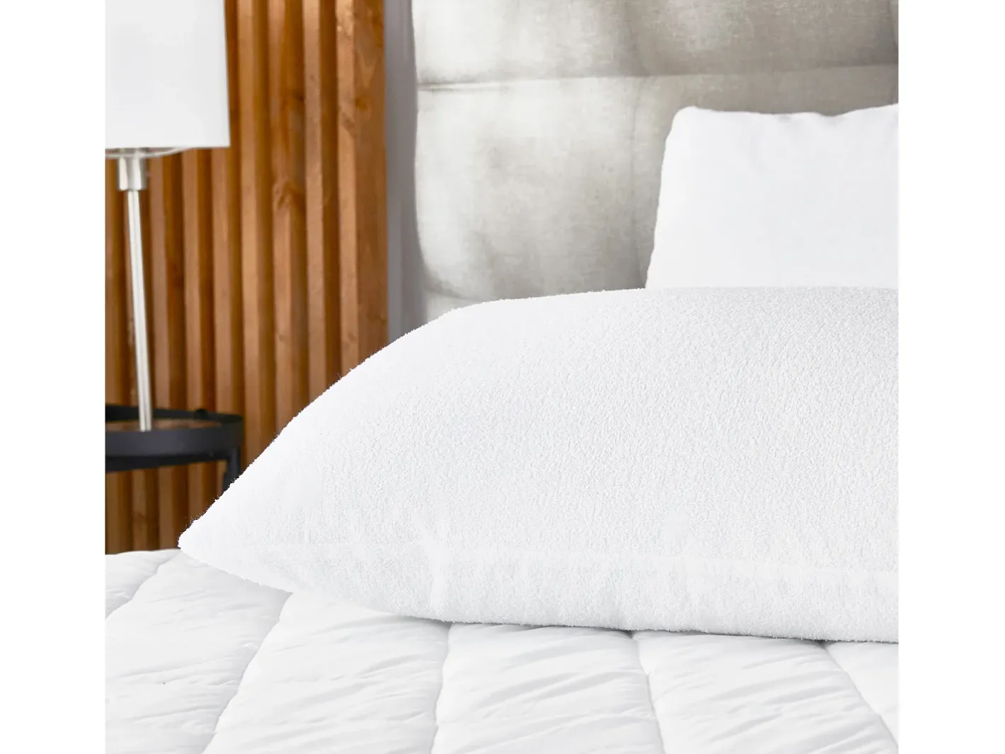 PIKOLIN Funda de Almohada 135x40cm| HOME| Rizo| Aloe Vera| Impermeable Blanco Sale