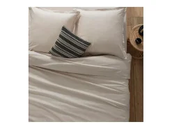 Atmosphera Funda de cojín algodón de 50X70cm Beige