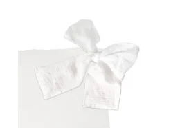 Discount Funda de cojín algodón 40x40cm Blanco