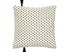 Clearance Atmosphera Funda de cojín con cara de cuerda 40 x 40 cm Marfil