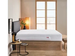 PIKOLIN Funda de colchón 80x190cm| HOME|Antichinches|Cierre hermético Blanco Best