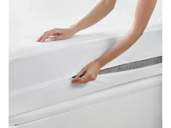 PIKOLIN Funda de colchón 80x190cm| HOME|Antichinches|Cierre hermético Blanco Best