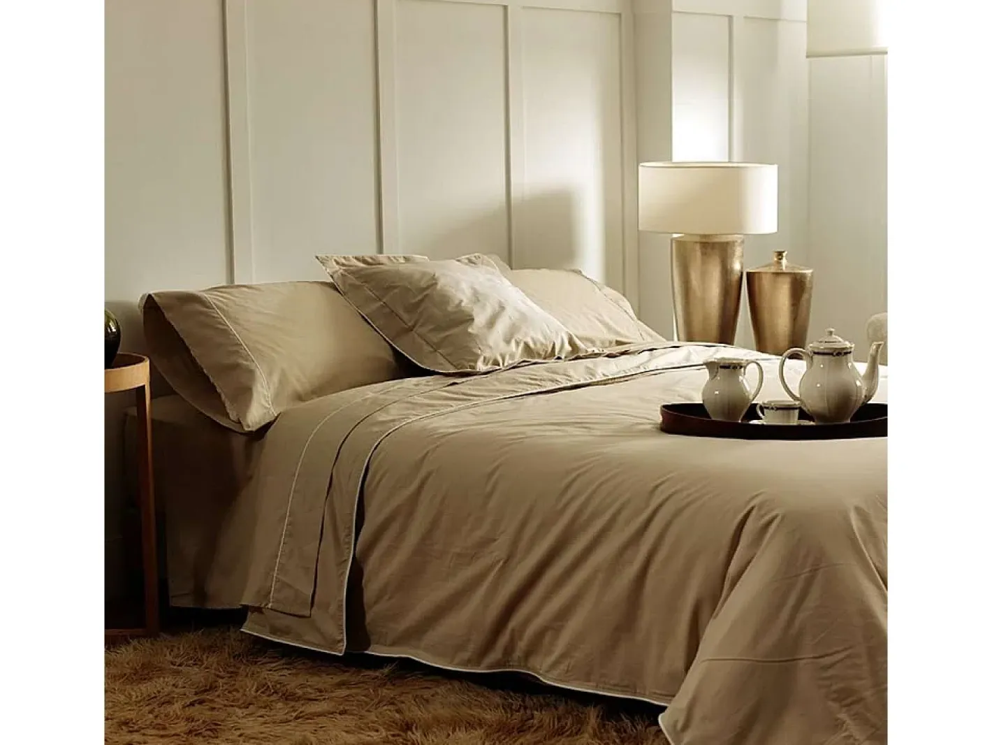 Ropa De Cama-Funda de Edredón Beig - Nalui Beige