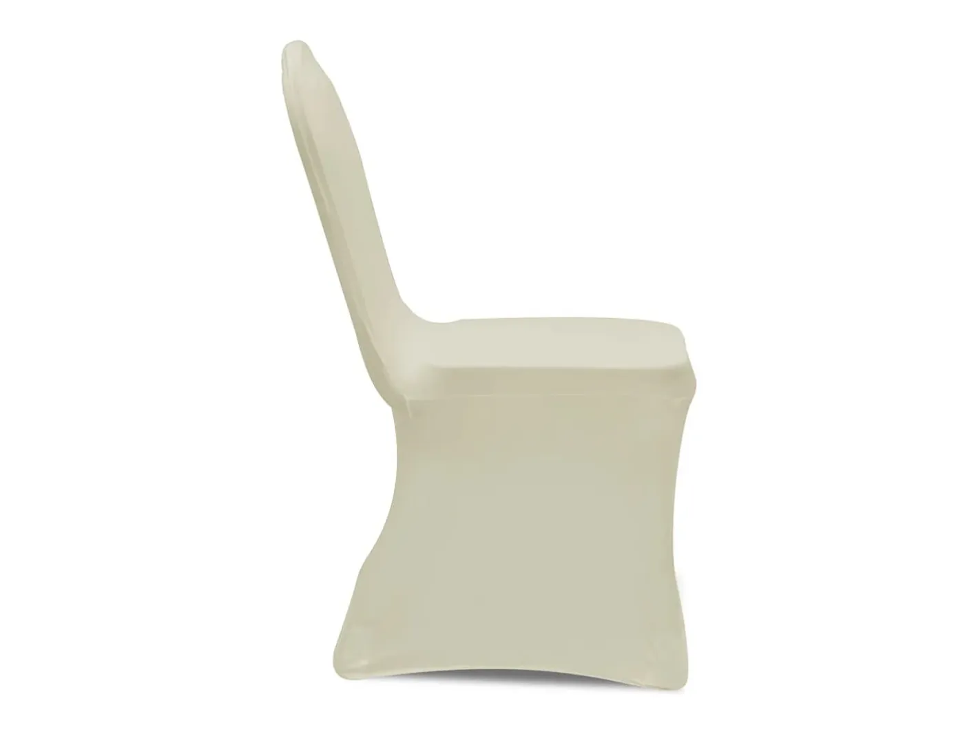 Ropa De Casa-Funda de silla elástica 12 unidades ES418851 Crema