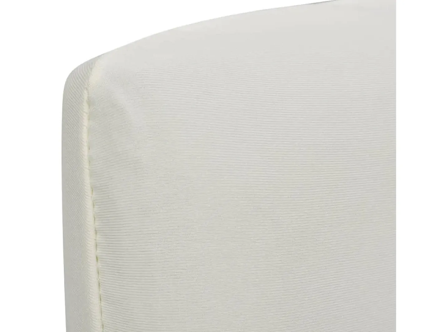 Funda de silla elástica recta 4 unidades ES460608 Crema