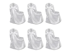 Sale Funda de silla para banquete de boda 12 unidades ES255146 Blanco