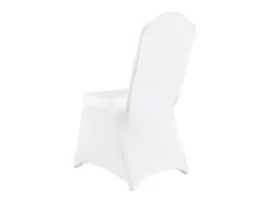 Discount Funda de Silla SucceBuy 12 uds., , de Sillas Plegables Blancas para Matrimonio, Vacaciones, Banquete Blanco