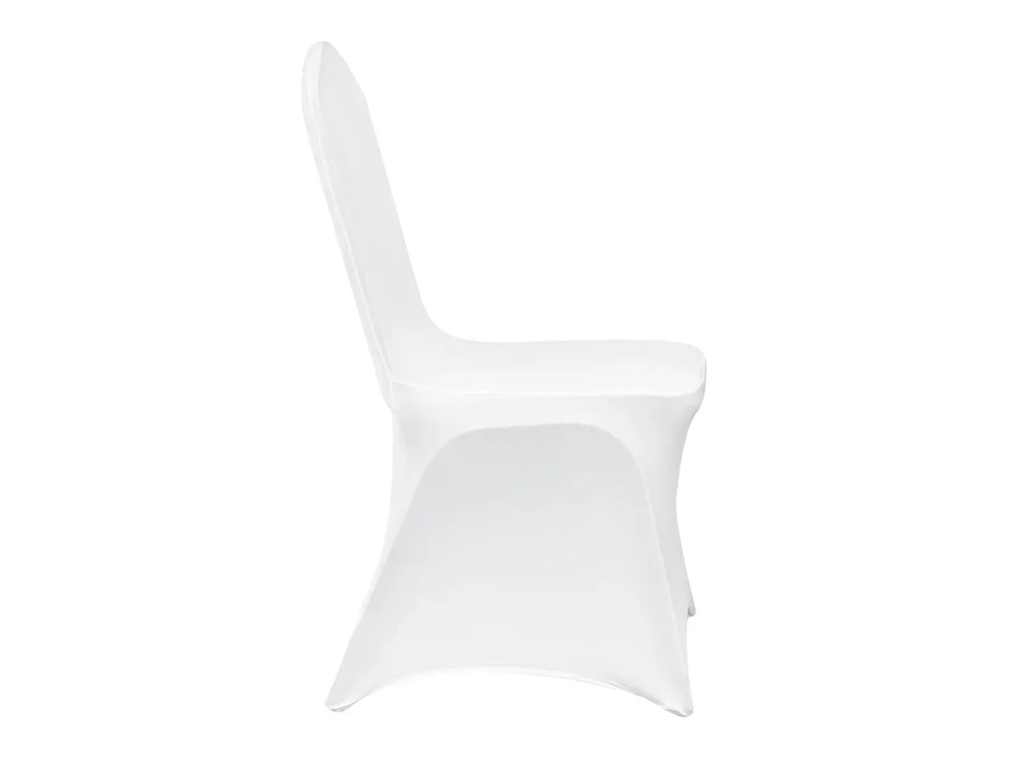 Discount Funda de Silla SucceBuy 12 uds., , de Sillas Plegables Blancas para Matrimonio, Vacaciones, Banquete Blanco