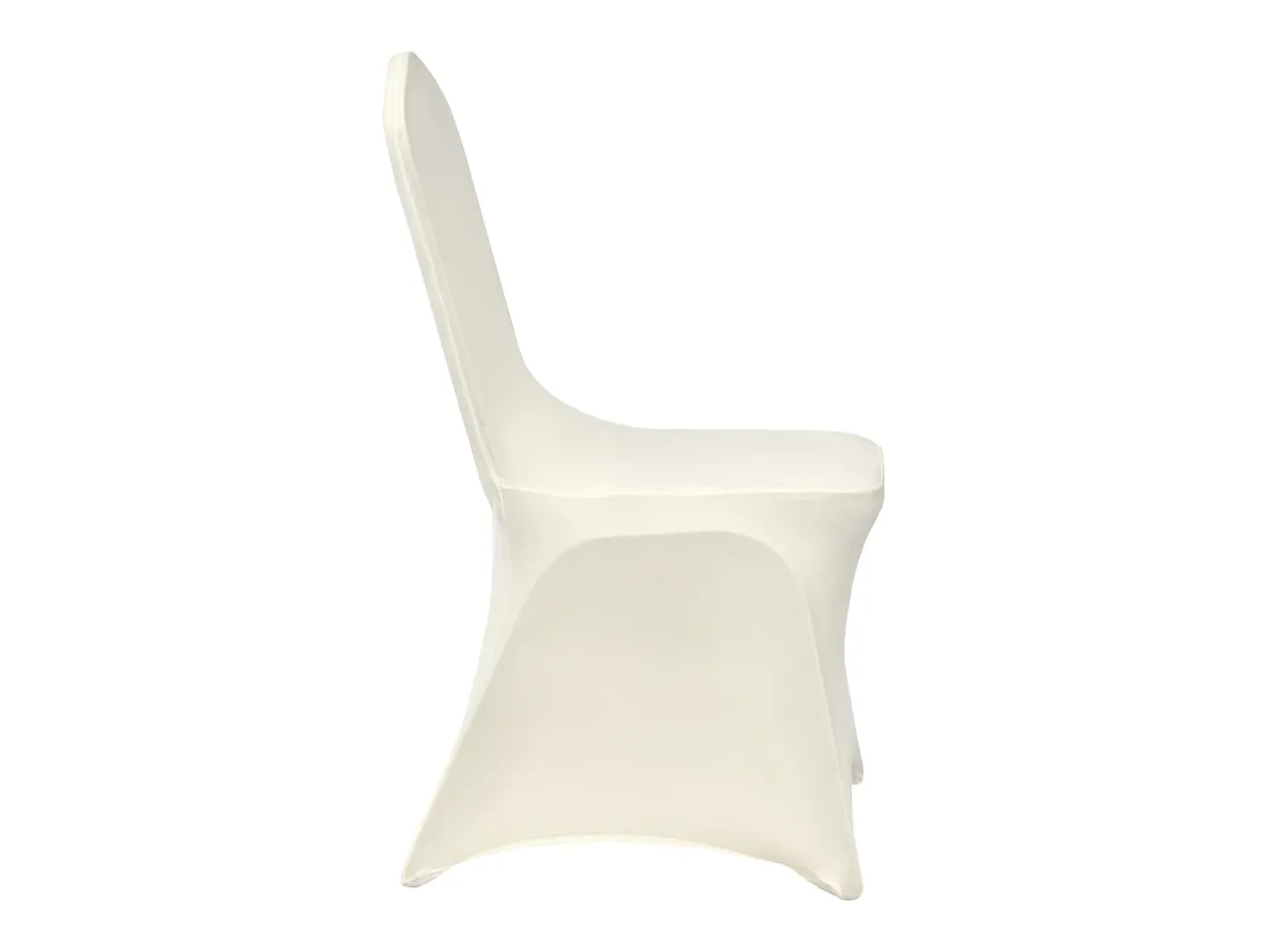 Outlet Funda de Silla SucceBuy, 50 Unidades, Ívor, Fundas de Silla Plegables en Elastano Extensible, para Diversas Ocasiones Como los Matrimonios y las Fiestas Blanco