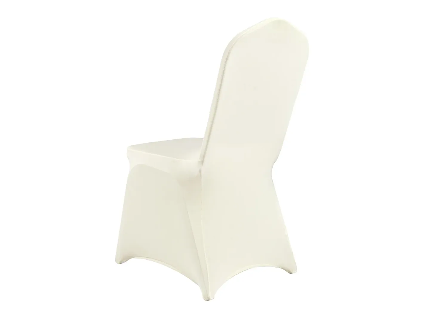 Outlet Funda de Silla SucceBuy, 50 Unidades, Ívor, Fundas de Silla Plegables en Elastano Extensible, para Diversas Ocasiones Como los Matrimonios y las Fiestas Blanco