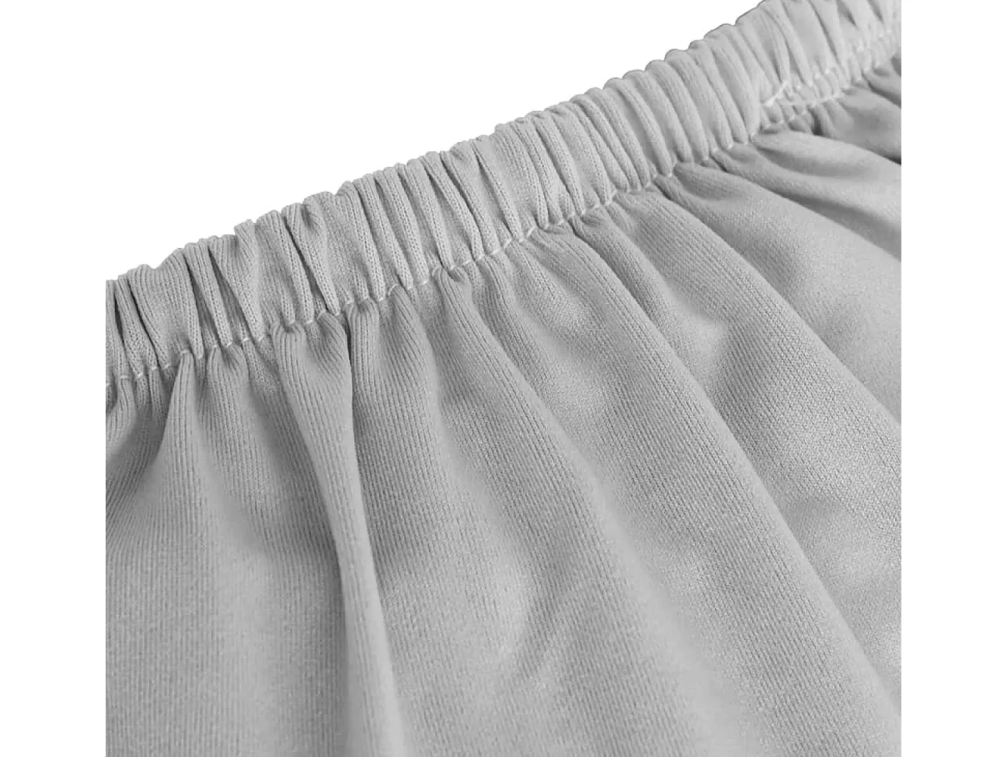 Ropa De Casa-Funda elástica para sillón de 2 plazas poliéster jersey ES226617 Gris