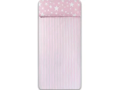 Cotton Artean Ropa De Cama-Funda Nordica Infantil/Juvenil Reversible GIVETTE Pink Cama de 105 Rosa
