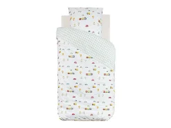 Atmosphera for Kids Ropa De Cama-Funda nórdica algodón blanco 0.5x140x200 cm Multicolor