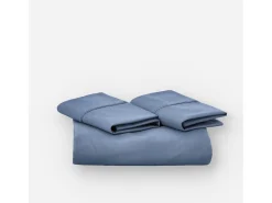 Morfeo Descanso Funda nórdica marino 150x190/200 - 100% algodón orgánico premium Azul New