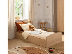 New Sauthon Funda nórdica de algodón 100x135cm y funda de almohada Beige