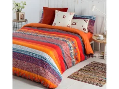 Cotton Artean Ropa De Cama-Funda nórdica INDI algodón 240x260 Cama de 150 Multicolor