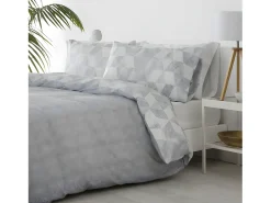 Outlet Cotton Artean Funda nórdica reversible CUDILLERO microfibra Cama de 90 Gris
