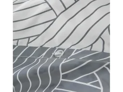 Cotton Artean Ropa De Cama-Funda nórdica reversible SALINAS microfibra 240x220 Cama de 150 Gris