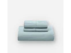 Morfeo Descanso Ropa De Cama-Funda nórdica verde agua 160x190/200 - 100% algodón orgánico premium Verde claro