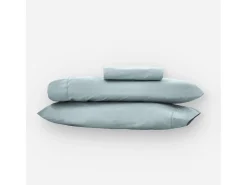 Morfeo Descanso Ropa De Cama-Funda nórdica verde agua 160x190/200 - 100% algodón orgánico premium Verde claro