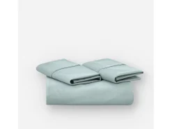 Morfeo Descanso Funda nórdica verde agua 200x190/200 - 100% algodón orgánico premium Verde claro