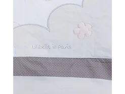 Sauthon Funda nórdica 100x135cm y funda de almohada en algodón Blanco