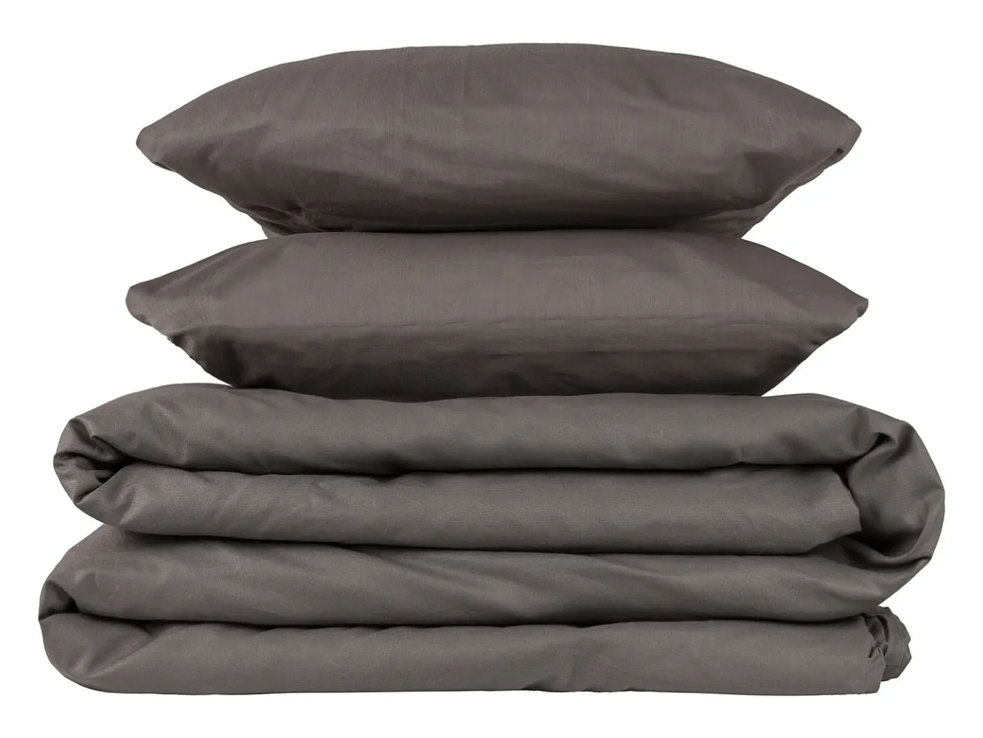 PIKOLIN Ropa De Cama-Funda Nórdica y Almohada 90x190cm| HOME| Algodón| Gris