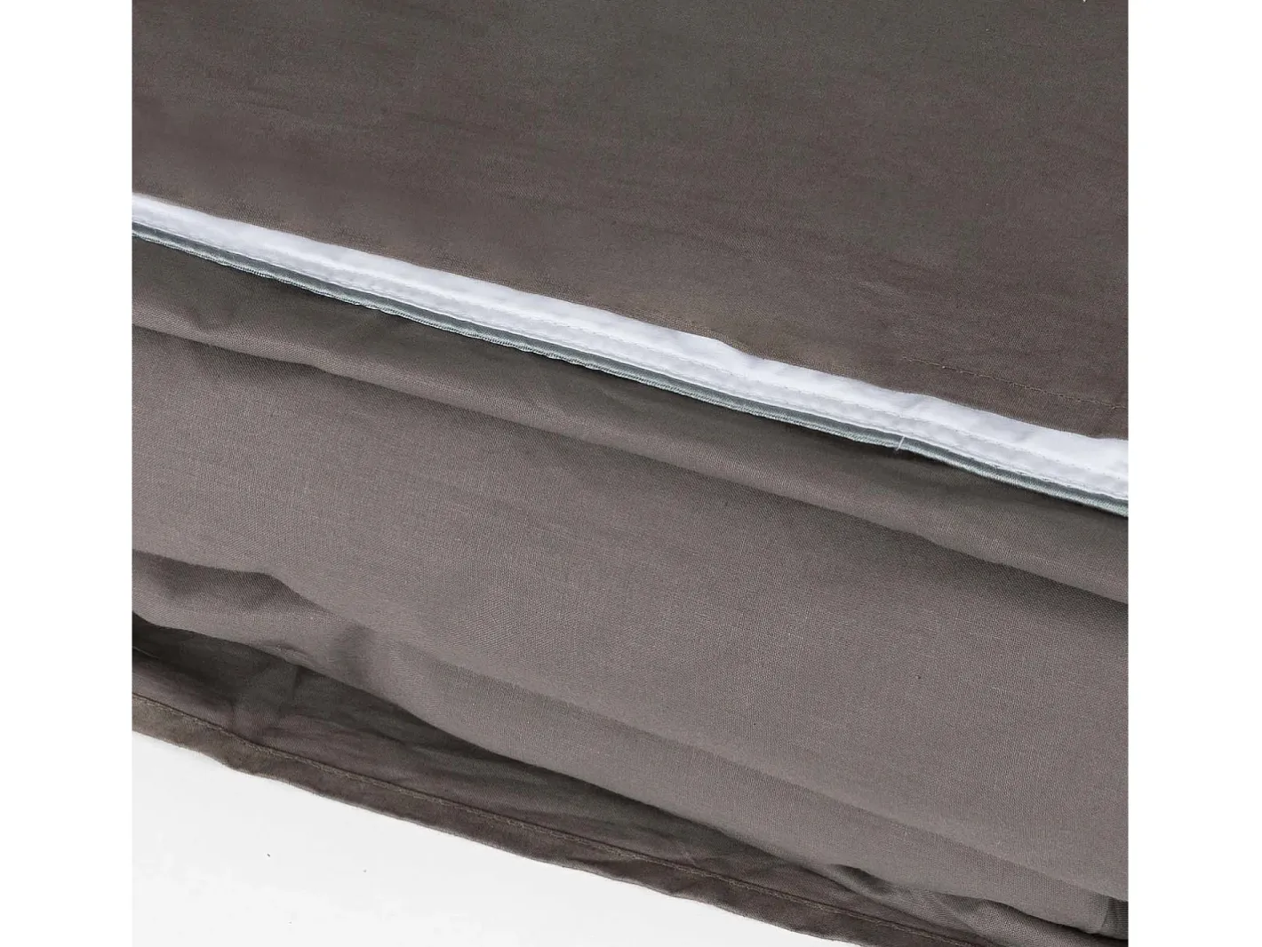 PIKOLIN Ropa De Cama-Funda Nórdica y Almohada 90x190cm| HOME| Algodón| Gris