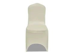 Ropa De Casa-Funda para silla elástica 4 unidades ES636755 Crema